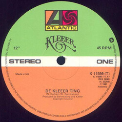 Kleeer De Kleeer Ting / Running Back To You Vinyl 12" USED