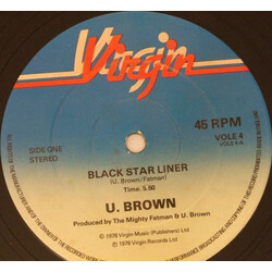 U Brown Black Star Liner Vinyl 12" USED