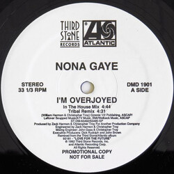 Nona Gaye I'm Overjoyed Vinyl 12" USED