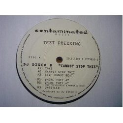 Disco D Cannot Stop This Vinyl 12" USED