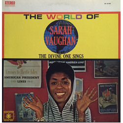 Sarah Vaughan The World Of Sarah Vaughan - The Divine One Sings Vinyl LP USED