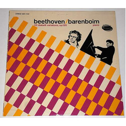 Ludwig van Beethoven / Daniel Barenboim 33 Diabelli Variations, Op.120 Vinyl LP USED