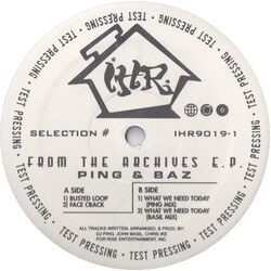 Ping & Baz From The Archives E.P. Vinyl 12" USED