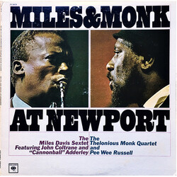 The Miles Davis Sextet / The Thelonious Monk Quartet Miles & Monk At Newport Vinyl LP USED