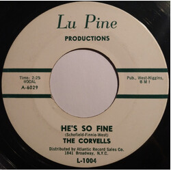 The Corvells (4) He's So Fine / Baby Sitting Vinyl 7" USED