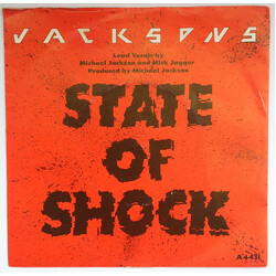 The Jacksons State Of Shock Vinyl 7" USED