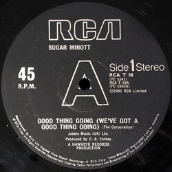 Sugar Minott / Session In Session Good Thing Going (We've Got A Good Thing Going) / Bad Things Vinyl 12" USED