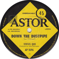 Status Quo Down The Dustpipe Vinyl 7" USED