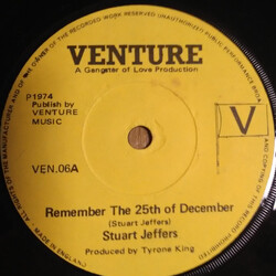 Stuart Jeffers Remember The 25th Of December / Get In The Christmas Mood Vinyl 7" USED