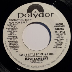 Dave Lambert (4) Take A Little Bit Of My Life Vinyl 7" USED