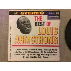 Louis Armstrong The Best Of Louis Armstrong Vinyl LP USED