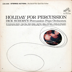 Dick Schory's Percussion Pops Orchestra Holiday For Percussion Vinyl LP USED