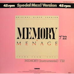 Menage (2) Memory Vinyl 12" USED
