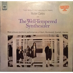 Walter Carlos The Well-Tempered Synthesizer Vinyl LP USED