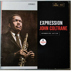 John Coltrane Expression Vinyl LP USED