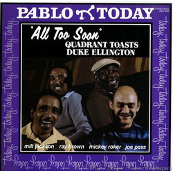 Milt Jackson / Ray Brown / Mickey Roker / Joe Pass All Too Soon Quadrant Toasts Duke Ellington Vinyl LP USED