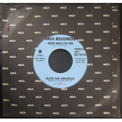 Black Oak Arkansas Great Balls Of Fire Vinyl 7" USED
