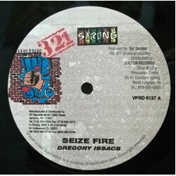 Gregory Isaacs / Sizzla Seize Fire / It Cost Nothing Vinyl 12" USED