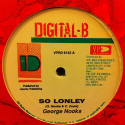 George Nooks / Gregory Isaacs So Lonely / Danger In Your Eyes Vinyl 12" USED