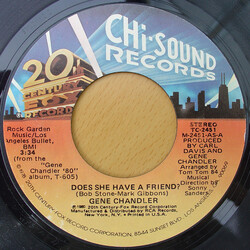 Gene Chandler Does She Have A Friend? / Let Me Make Love To You Vinyl 7" USED