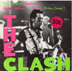 The Clash Train In Vain / Bankrobber Vinyl 7" USED