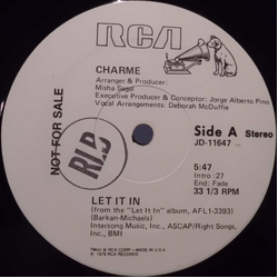 Charme US Let It In Vinyl 12" USED