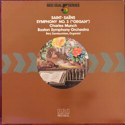 Camille Saint-Saëns / Charles Munch / Boston Symphony Orchestra / Berj Zamkochian Symphony No. 3 ("Organ") Vinyl LP USED
