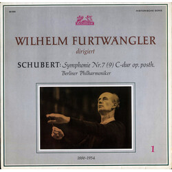 Franz Schubert / Wilhelm Furtwängler / Berliner Philharmoniker Sinfonie Nr. 7 (9) C-dur Op. Posth. Vinyl LP USED