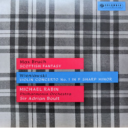 Michael Rabin / Max Bruch / Henryk Wieniawski / Sir Adrian Boult / Philharmonia Orchestra Scottish Fantasy / Violin Concerto No. 1 In F Sharp Minor Vi