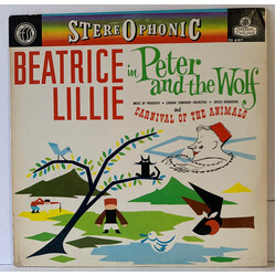 Beatrice Lillie / London Symphony Orchestra / Skitch Henderson Beatrice Lillie In Peter And The Wolf And Carnival Of The Animals Vinyl 12" USED
