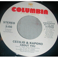 Cecilio & Kapono About You Vinyl 7" USED