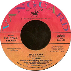 Alisha Baby Talk Vinyl 7" USED