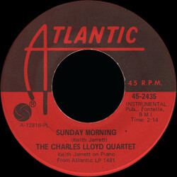 The Charles Lloyd Quartet Sunday Morning Vinyl 7" USED