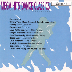 Various Mega Hits Dance Classics Volume 5 CD USED