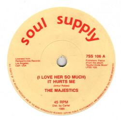 The Majestics (11) / The Sequins (3) (I Love Her So Much) It Hurts Me / Try My Love Vinyl 7" USED