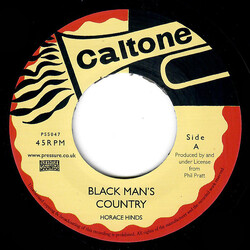 Horace Hinds / Peter Austin Black Man's Country / Time Is Getting Harder Vinyl 7" USED