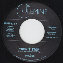 Orgone Don't Stop / Powerfeed Vinyl 7" USED