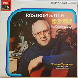 Sergei Prokofiev / Mstislav Rostropovich / Sir Malcolm Sargent / Royal Philharmonic Orchestra Sinfonia Concertante, Op. 125 Vinyl LP USED