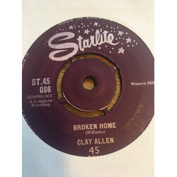 Clay Allen This Time It's Really Goodbye / Broken Home Vinyl 7" USED