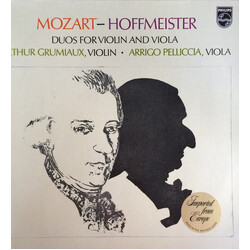 Arthur Grumiaux / Arrigo Pelliccia Mozart Hoffmeister Duos pour Violon et Alto Vinyl LP USED