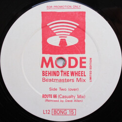 Depeche Mode Behind The Wheel (Beatmasters Mix) Vinyl 12" USED