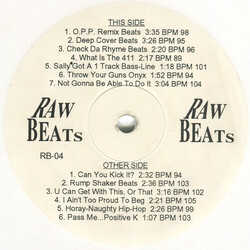Raw Beats Raw Beats #04 Vinyl 12" USED
