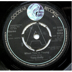 Tony Kelly (2) When You're Young Vinyl 7" USED