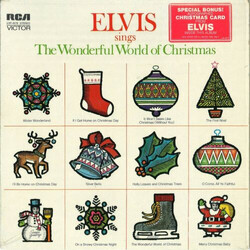 Elvis Presley Elvis Sings The Wonderful World Of Christmas Vinyl LP USED