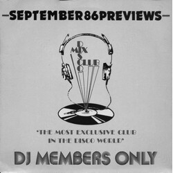 Various September 86 Previews Vinyl LP USED
