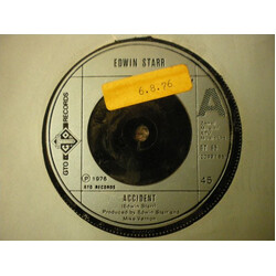 Edwin Starr Accident Vinyl 7" USED