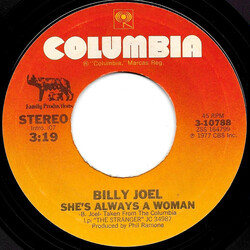 Billy Joel She's Always A Woman Vinyl 7" USED