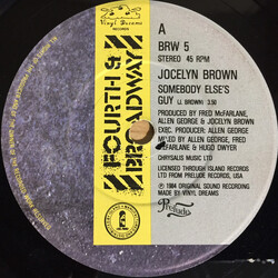 Jocelyn Brown Somebody Else's Guy Vinyl 7" USED