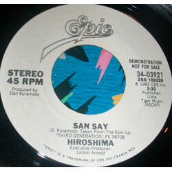 Hiroshima (3) San Say Vinyl 7" USED