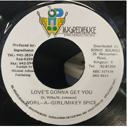 Worl-A-Girl / Mikey Spice Love's Gonna Get You Vinyl 7" USED